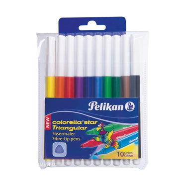 Pelikan Fiber-Tip Pens Colours Star C303/10 Triangular The Stationers